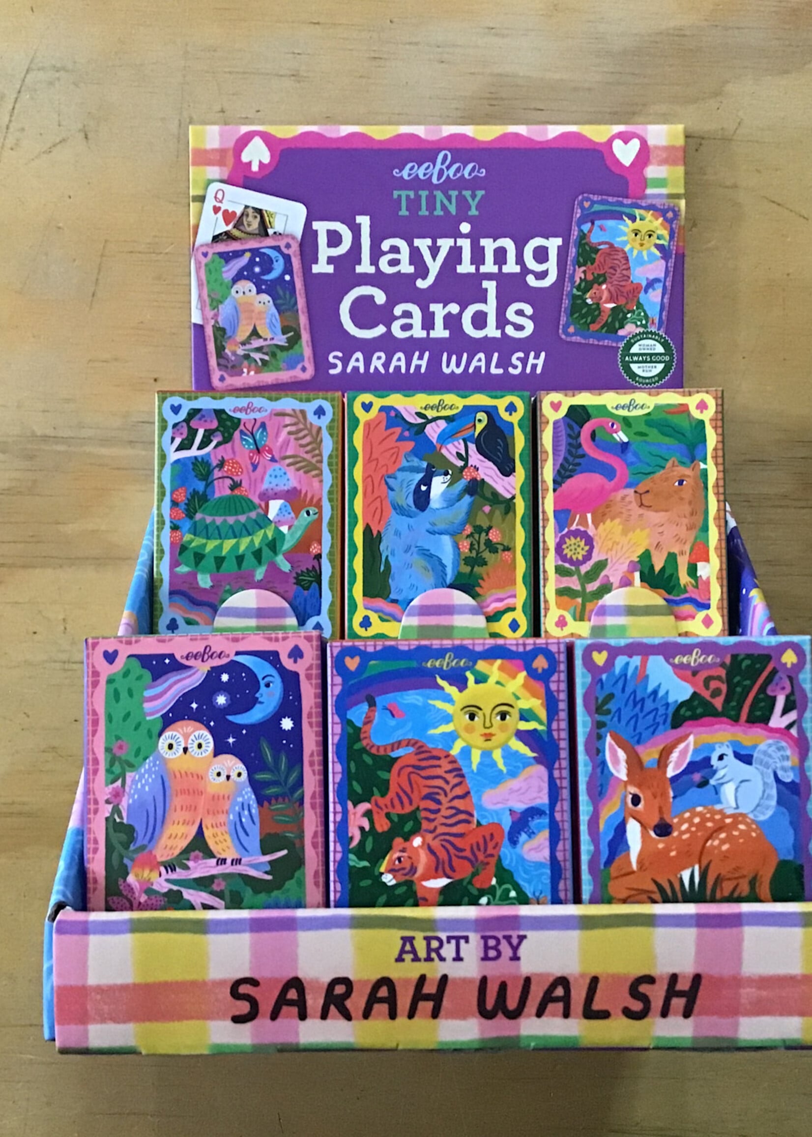 eeBoo Sarah Walsh Tiny Playing Cards