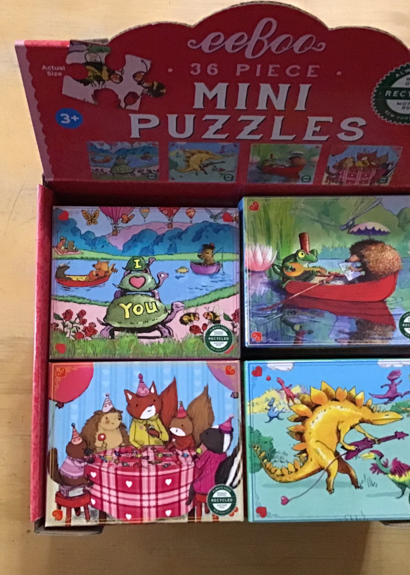 eeBoo Valentine mini puzzles