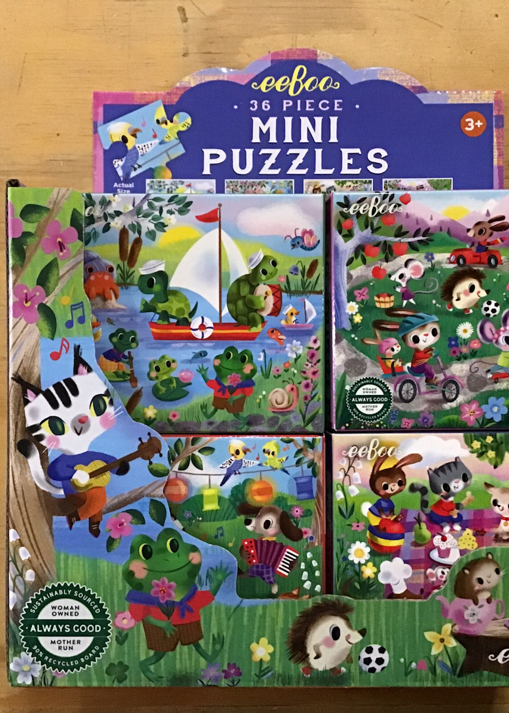 eeBoo Pets Mini Puzzel Assortment