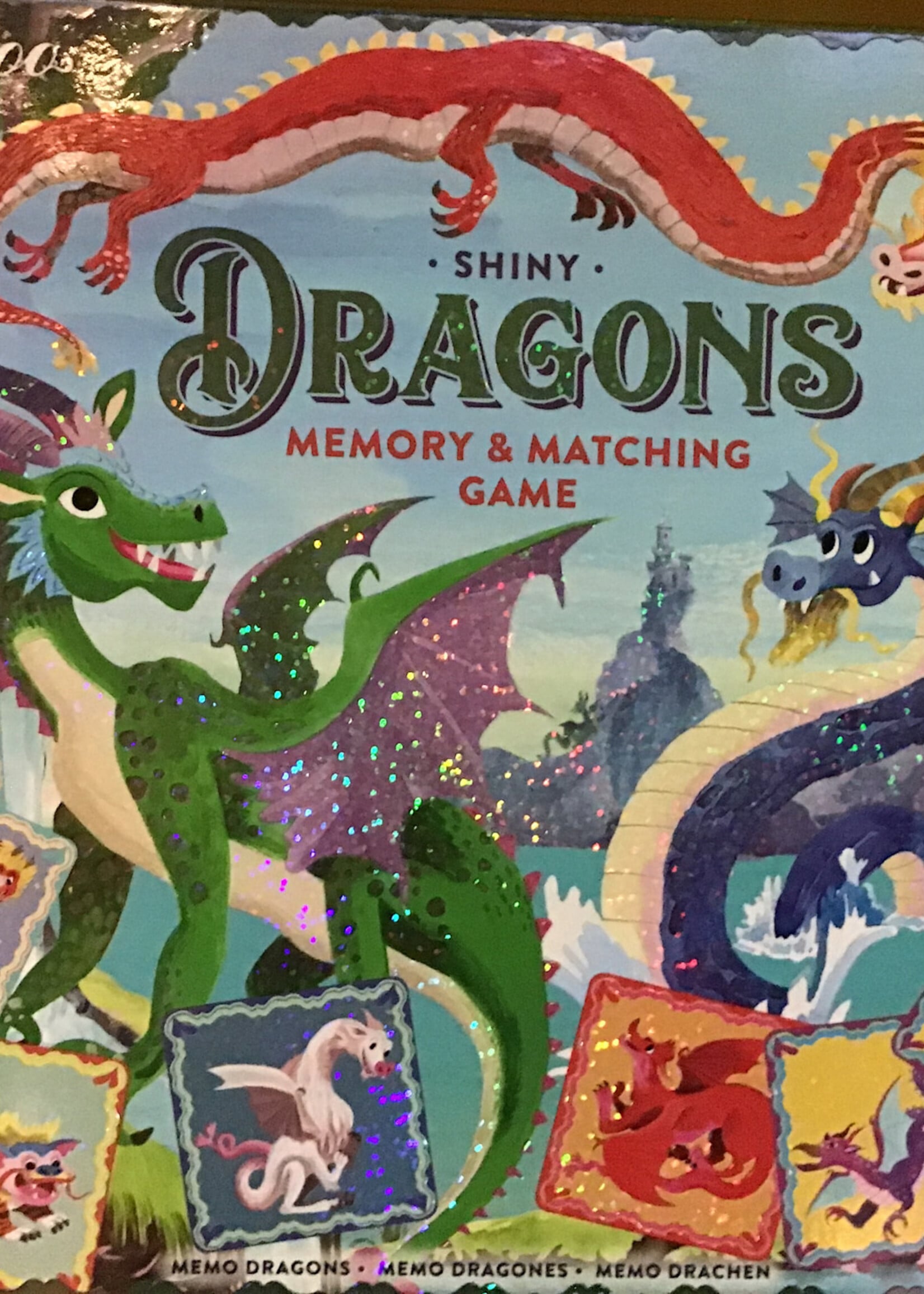 eeBoo Shiny Dragons Matching Game