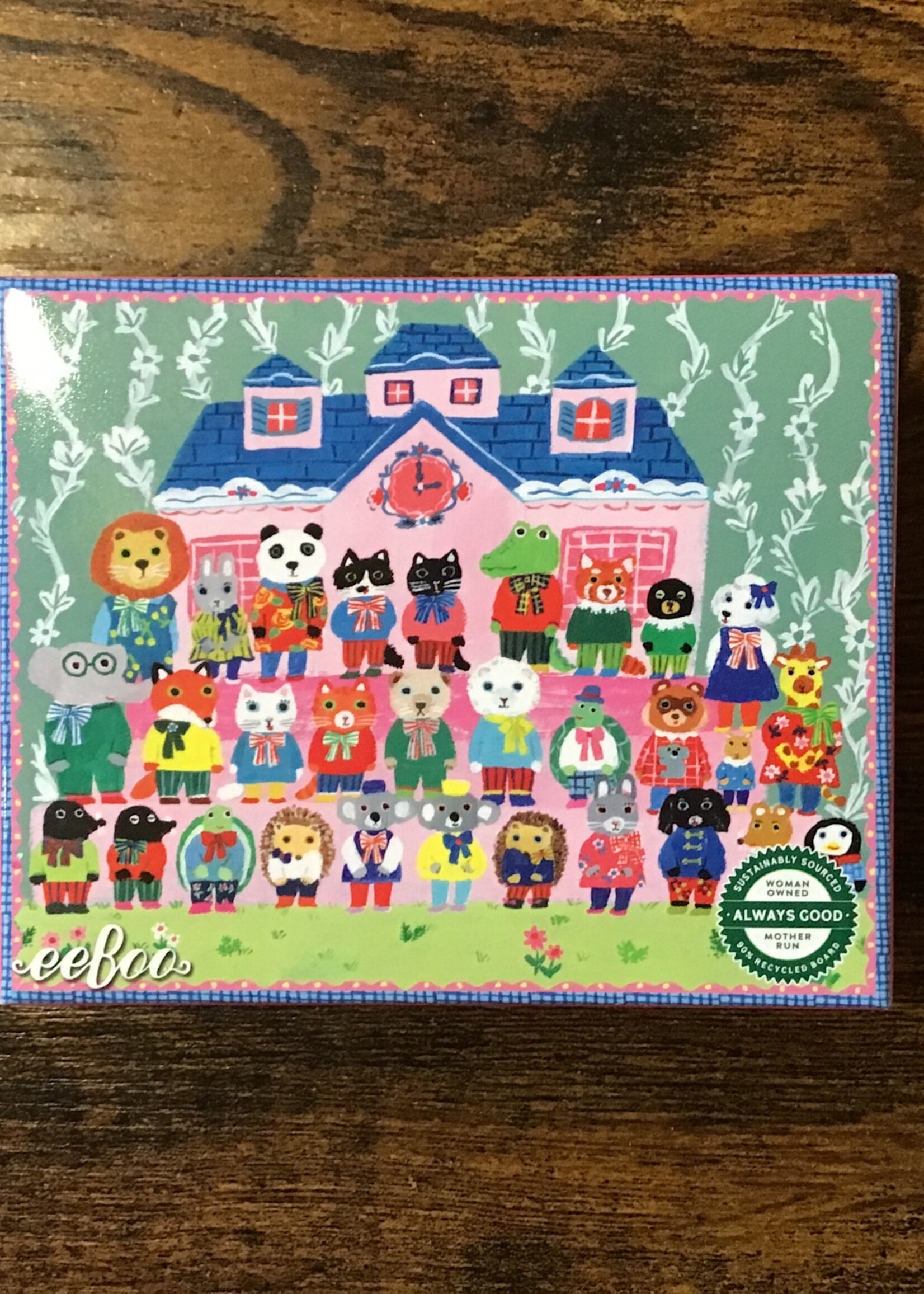 eeBoo Puzzle - School Picture (Yumi’s Mini Puzzle) 36 Pc.