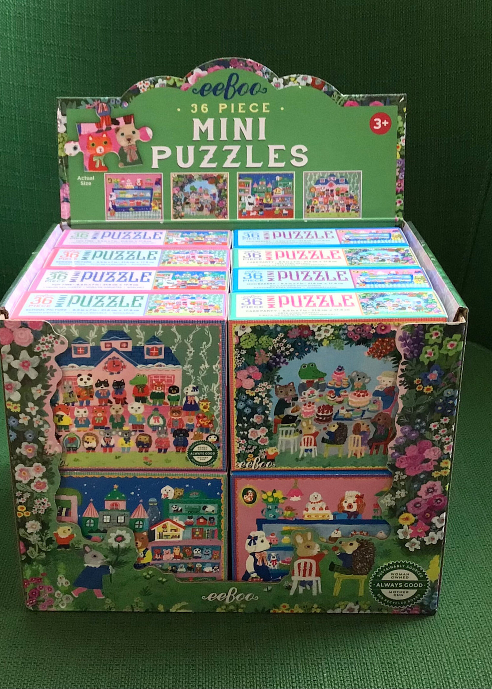 eeBoo Puzzle - Cake Party (Yumi’s Mini Puzzle) 36 Pc.