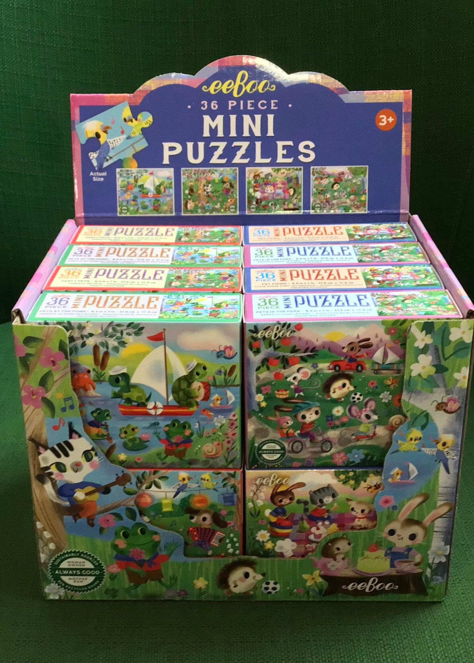 eeBoo Puzzle - Party Pets (Pets Mini Puzzle) 36 Pc.