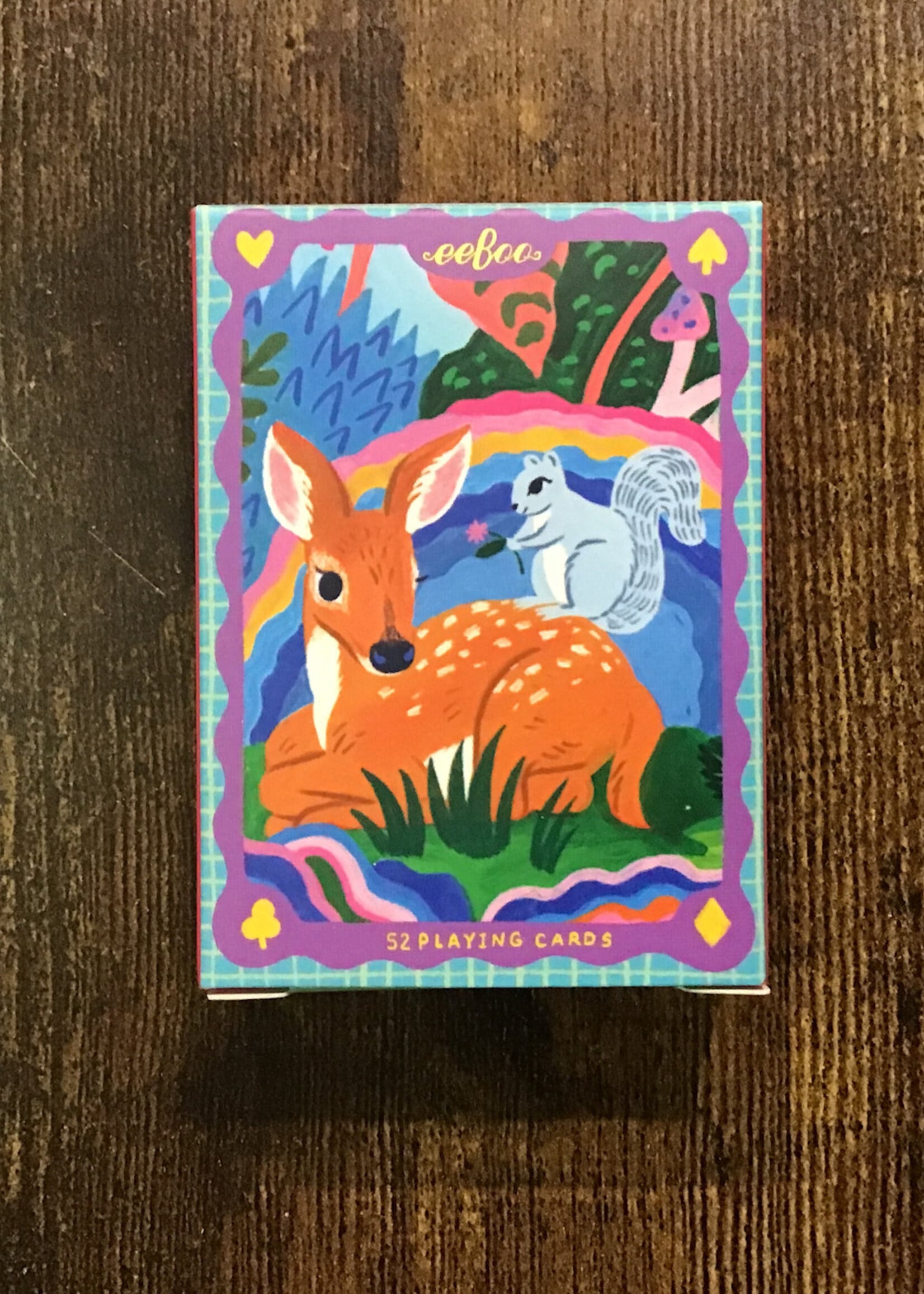eeBoo Playing Cards - Fawn and Squirrel (Walsh Tiny Cards)