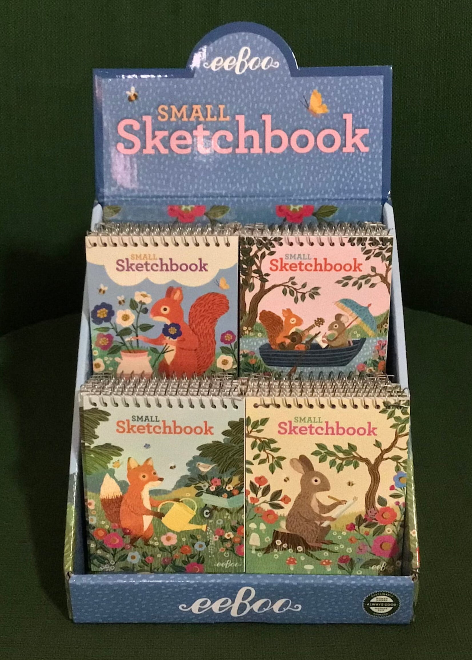 eeBoo Sketchbook - Squirrel (Victoria’s Garden Small Sketch)