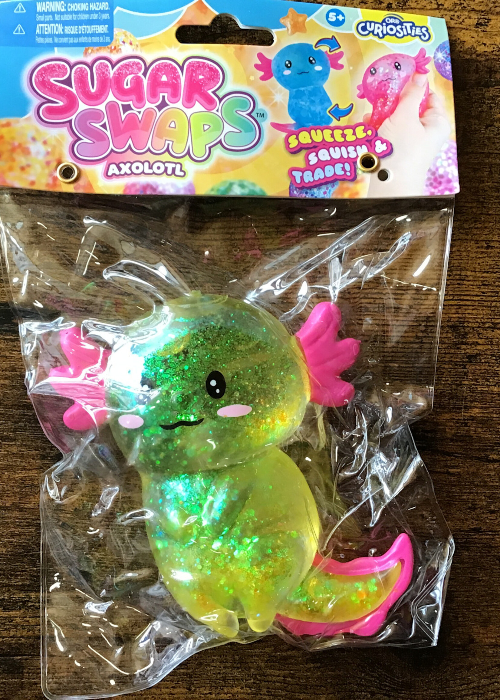 ORB Orb Curiosities Sparkle Axolotl - Yellow