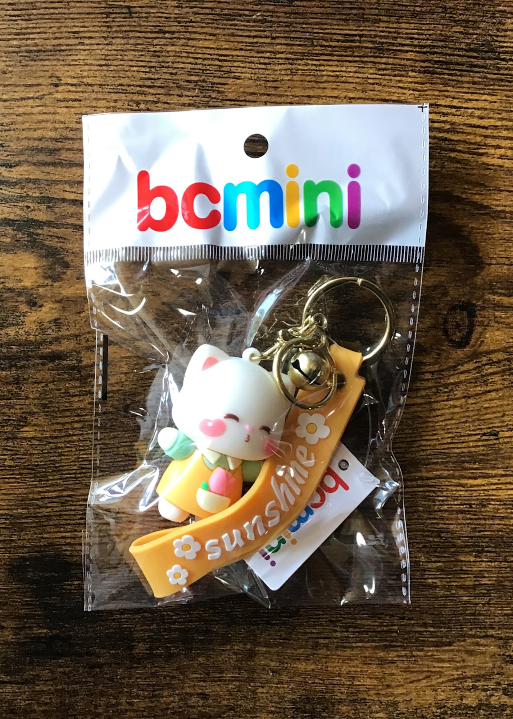BC USA Flower Cat Keycharm (Yellow)