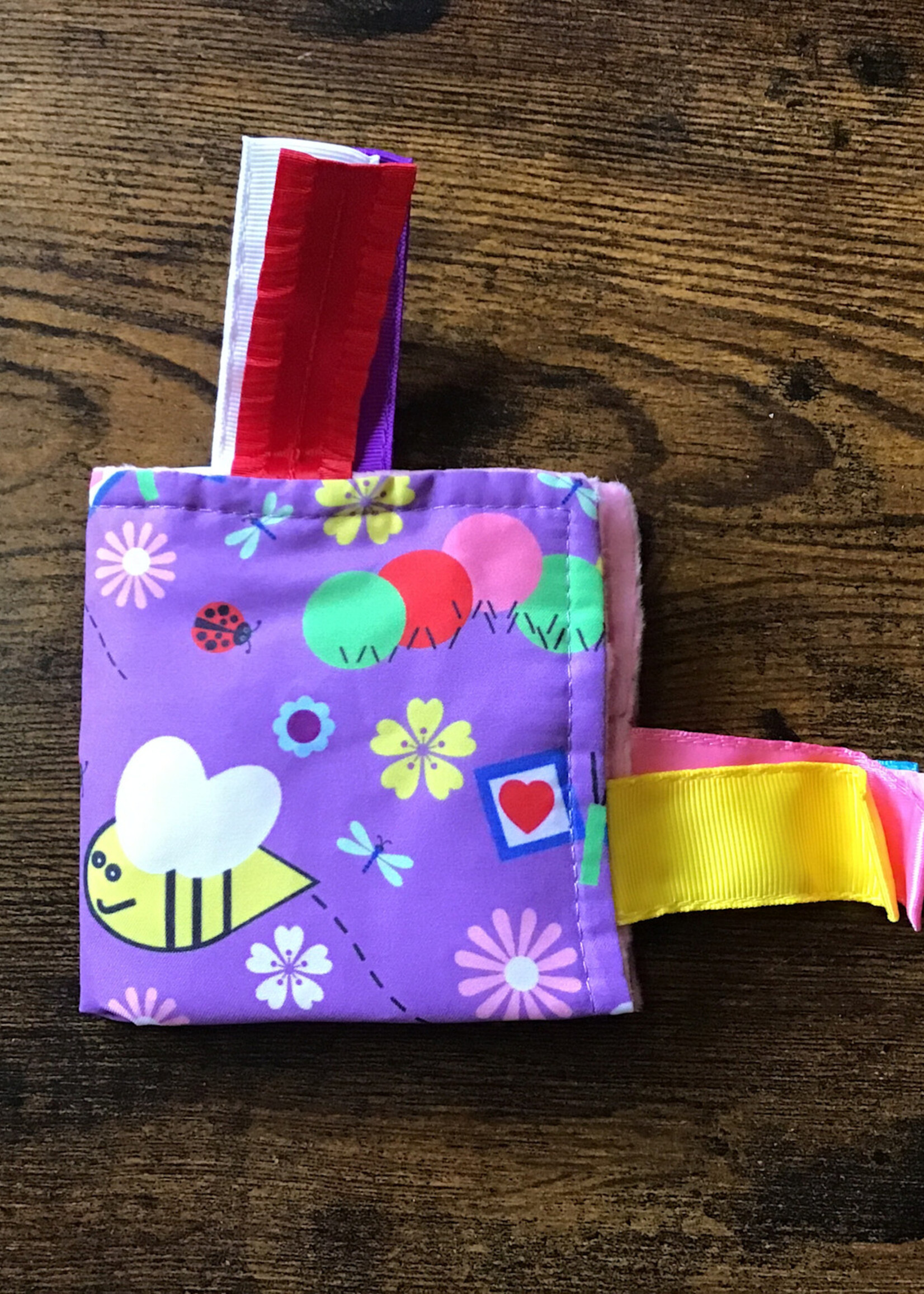 Baby Jack and Co. 8x8 Garden Crinkle Tag Toy