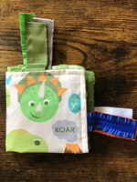 Baby Jack and Co. 8x8 Dinosaur Crinkle Tag Toy