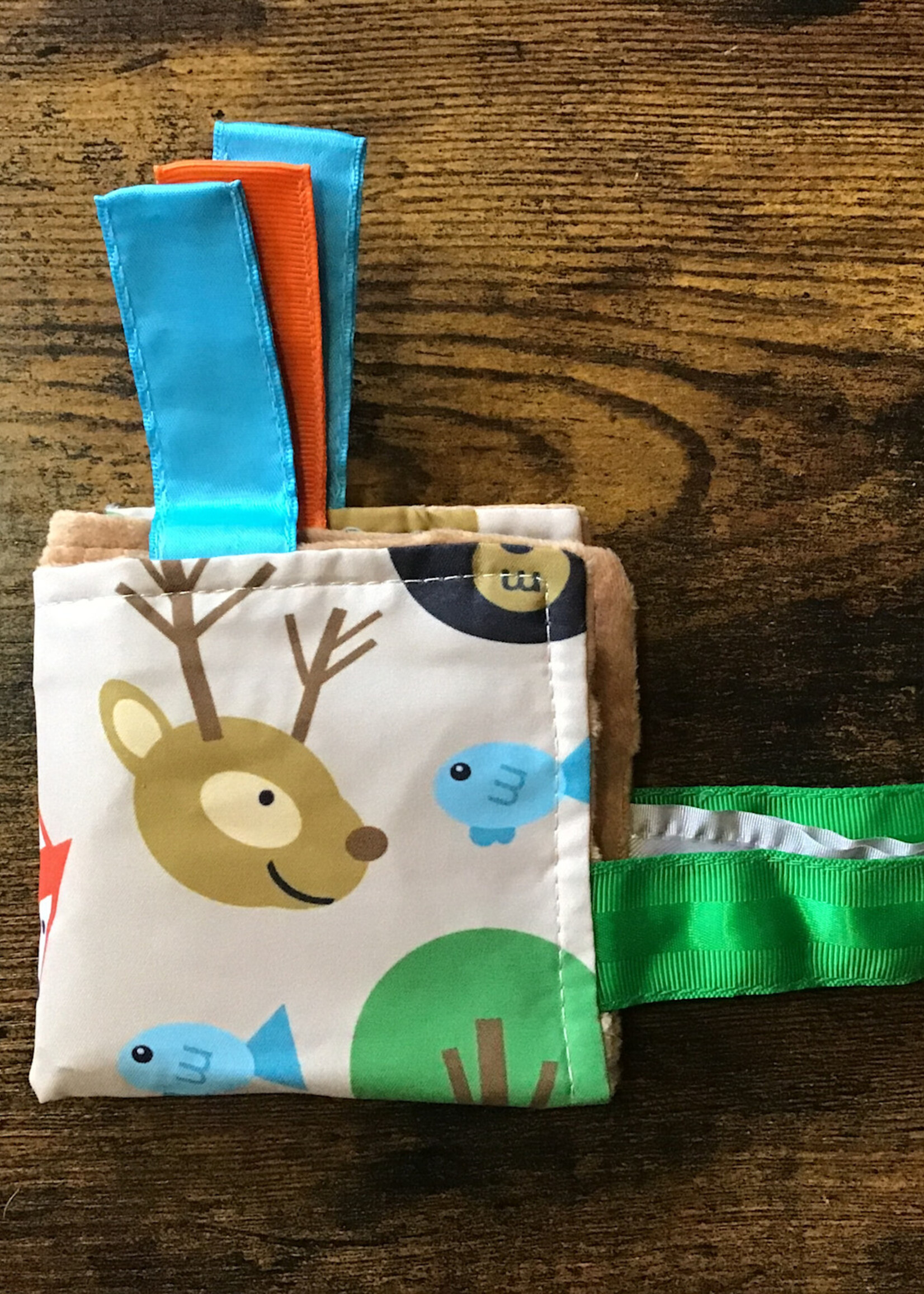 Baby Jack and Co. 8x8 Forest Crinkle Tag Toy