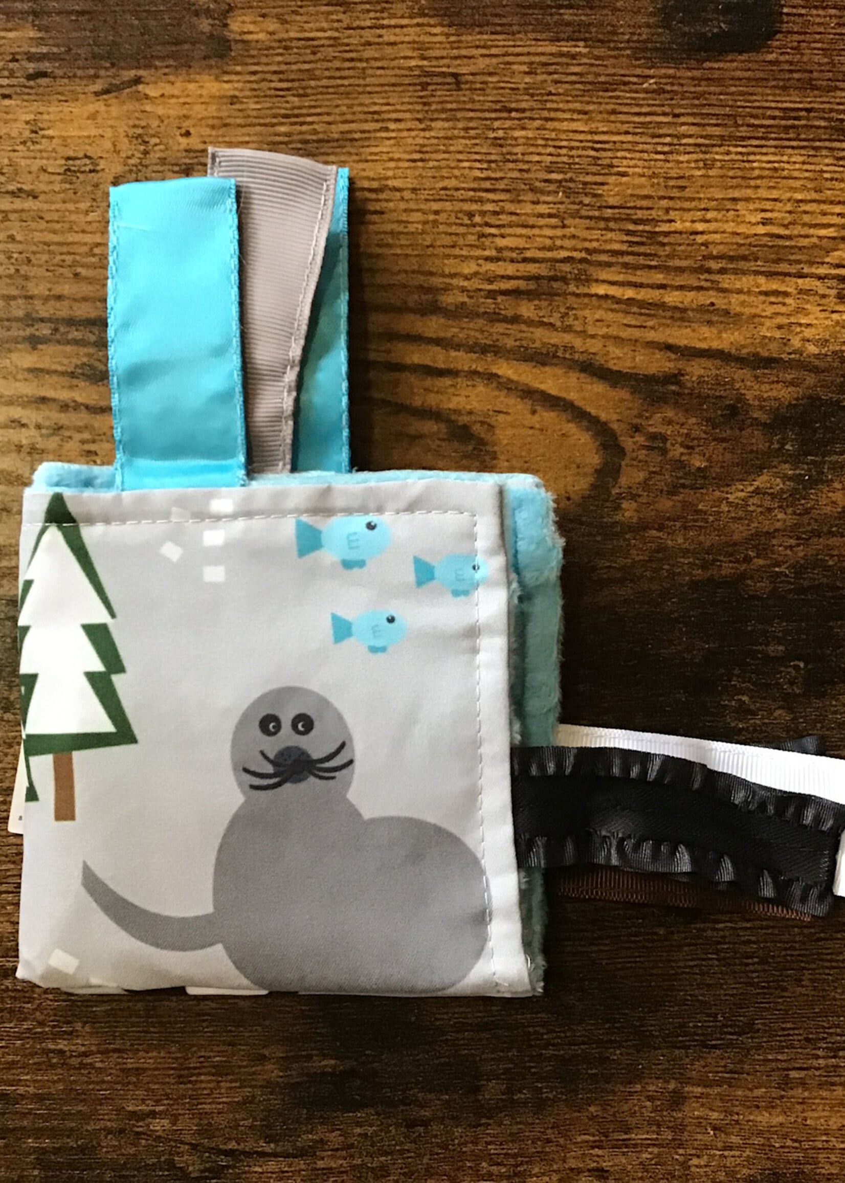 Baby Jack and Co. 8x8 Polar Crinkle Tag Toy