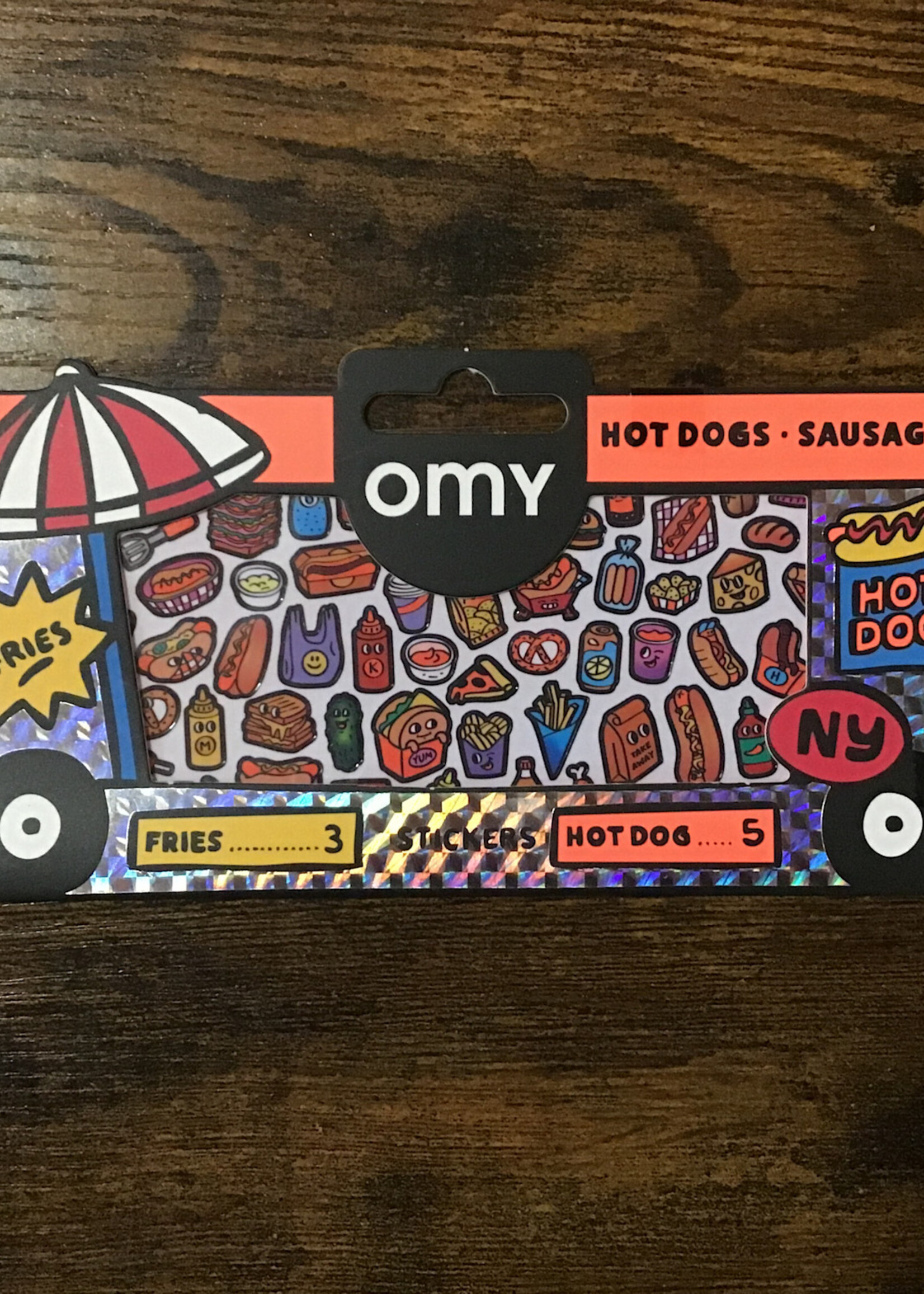 Omy Omy - Hot Dog Stand Stickers
