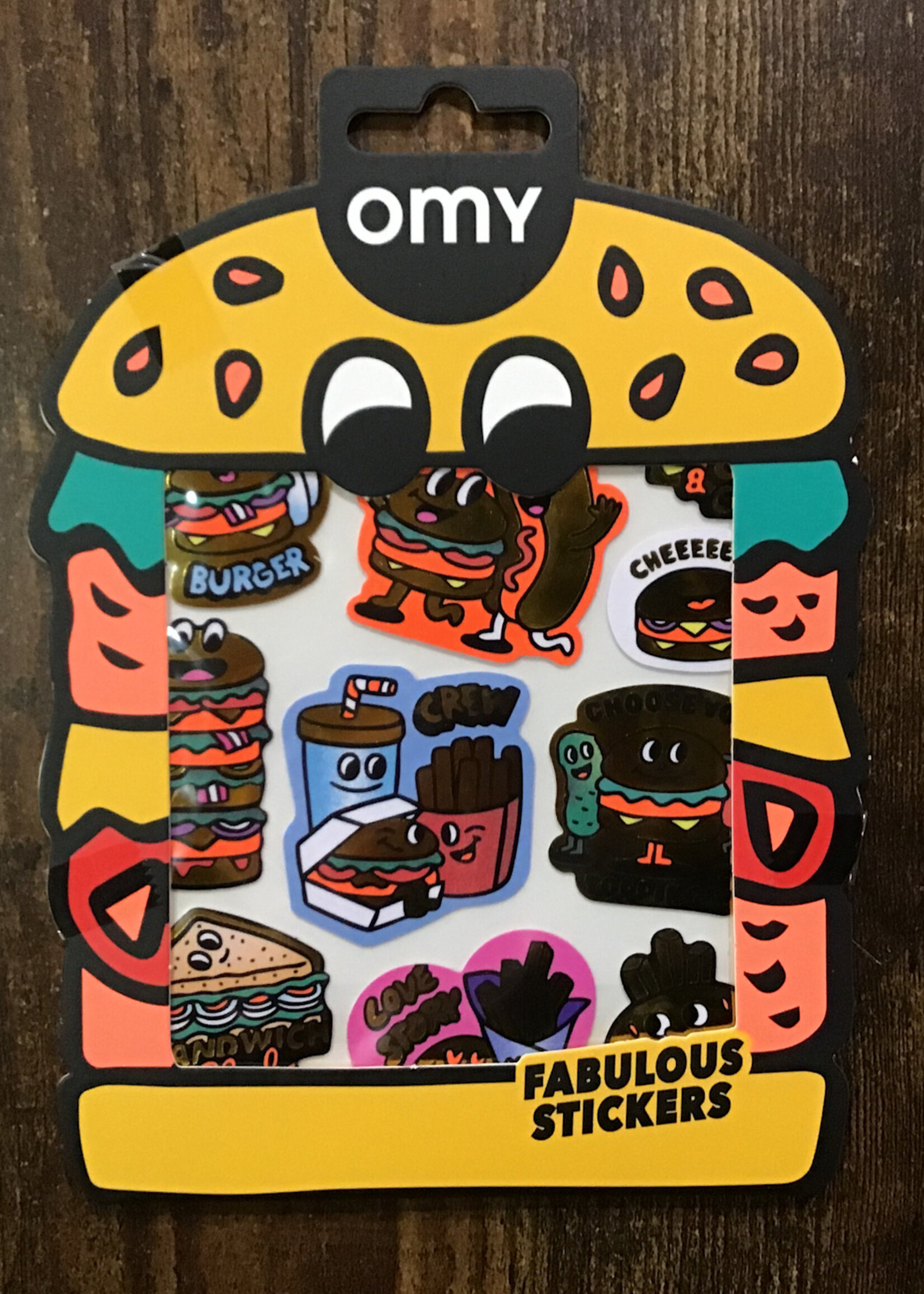 Omy Omy - Fast Food Stickers (Big Stickers)