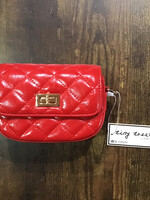 Zomi Gems Kids Quilted Crossbody Bag with Chain Strap (Red)