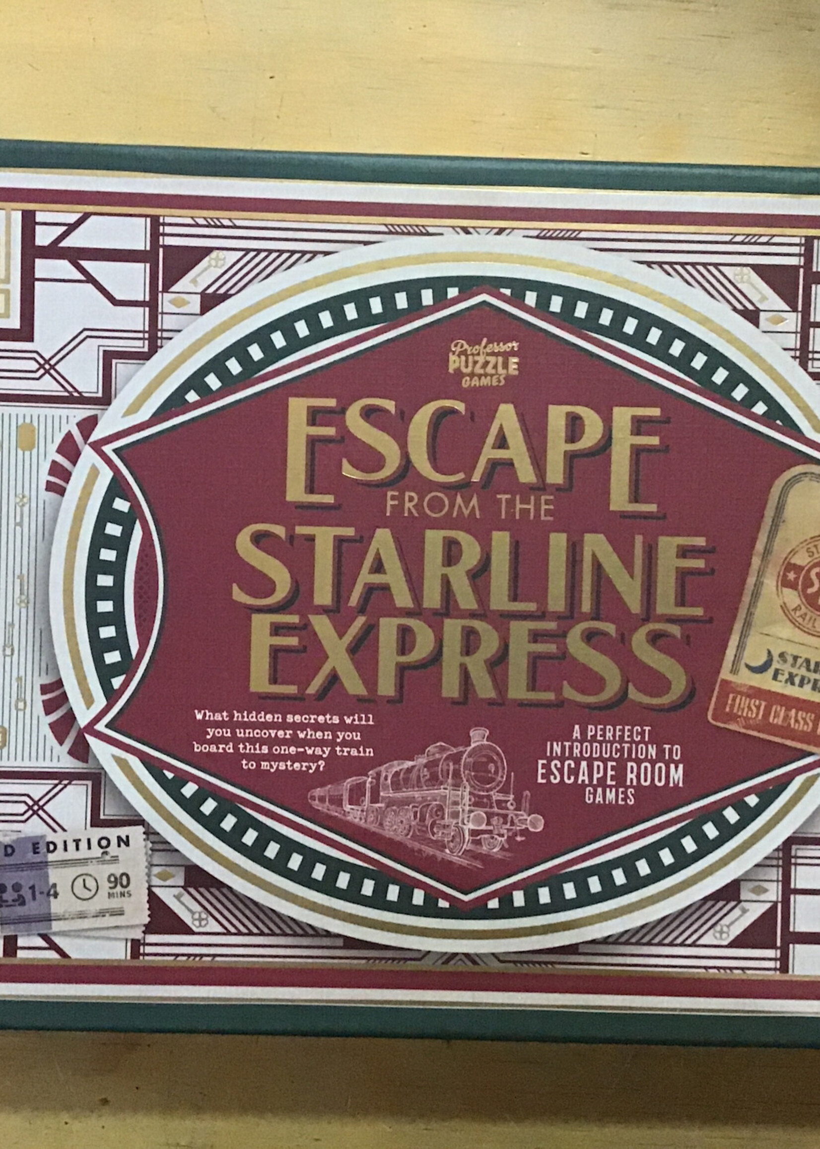 Professor Puzzle Escape From The Starline Express