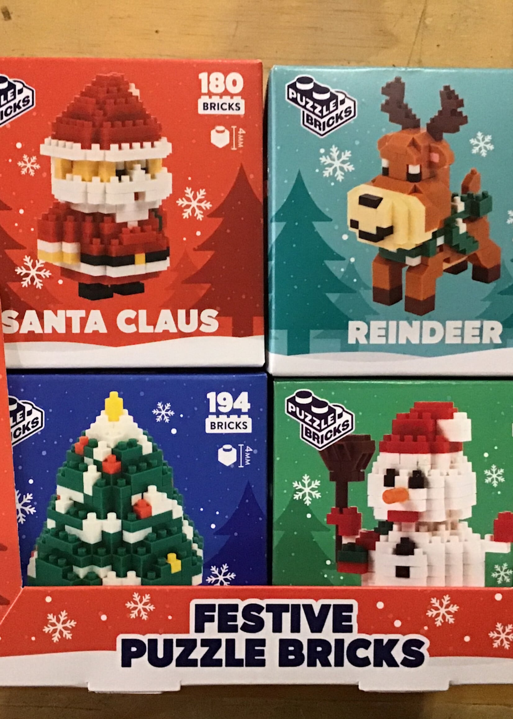 Professor Puzzle Festive Mini Bricks