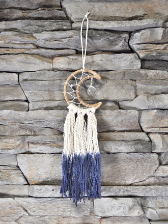 Mini Blue Moon Dreamcatcher Mini Blue Moon Dreamcatcher