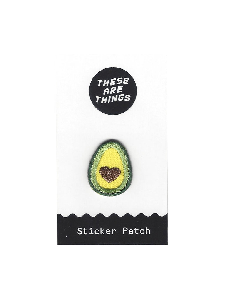 These Are Things "Avocado" Mini Sticker Patch