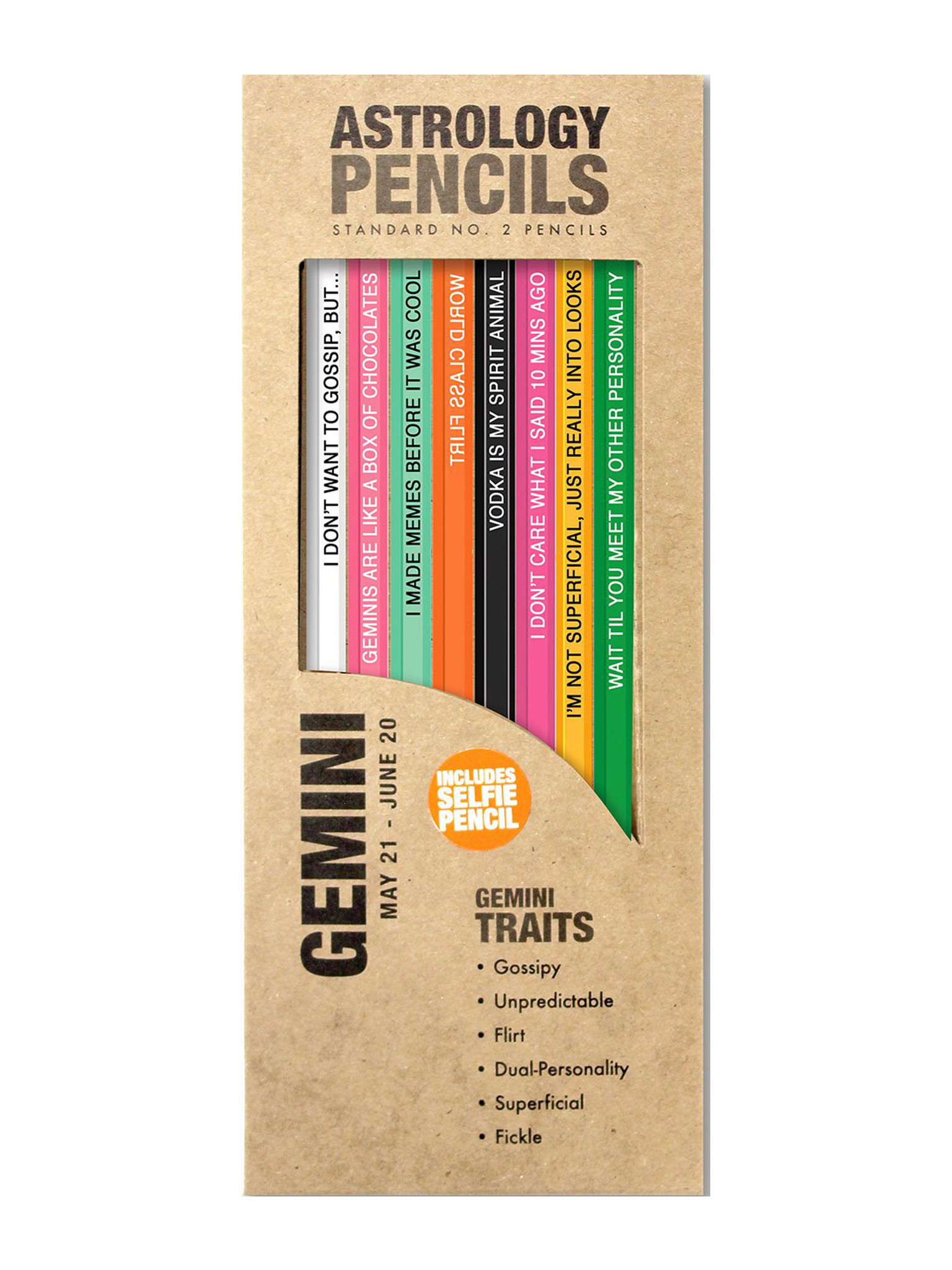 Whiskey River Soap Co. - Astrology Pencil Pack - iluvthatstore.com