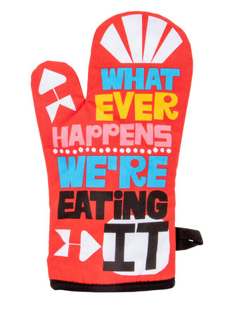 Blue Q "Whatever Happens" Oven Mitt Blue Q "Whatever Happens" Oven Mitt