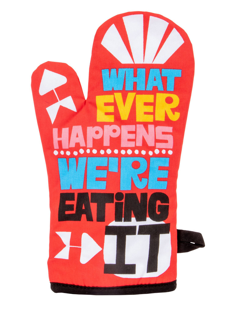 Blue Q "Whatever Happens" Oven Mitt