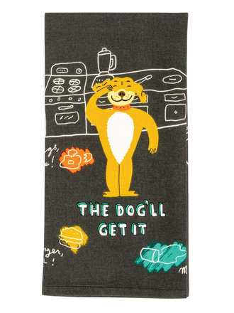 Blue Q "The Dog'll Get It" Dish Towel Blue Q "The Dog'll Get It" Dish Towel