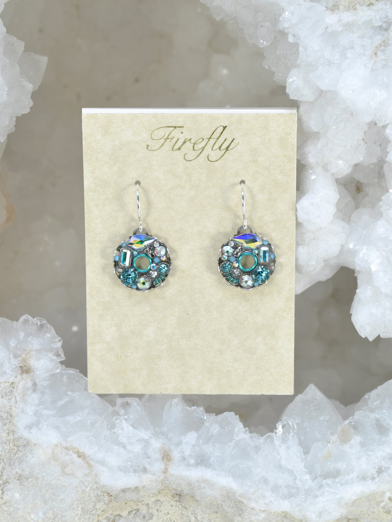 Firefly Bejeweled Circle Earrings