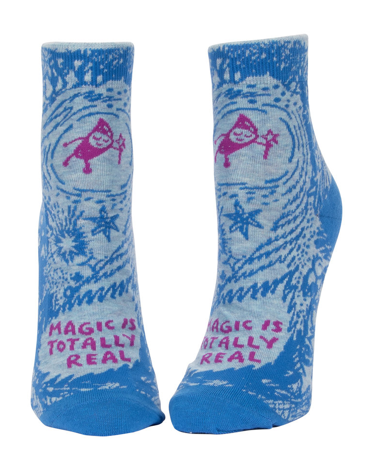 Blue Q "Magic is Totally Real" Women's Ankle Socks