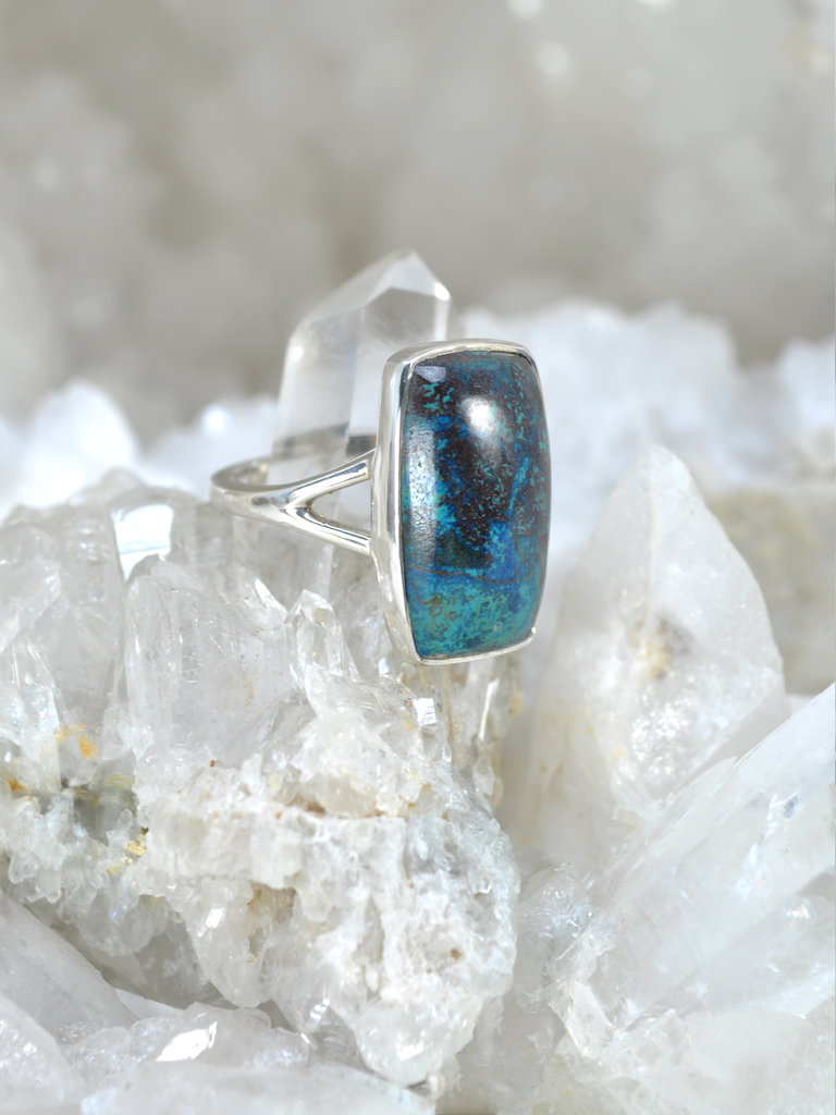 Azurite Sterling Ring