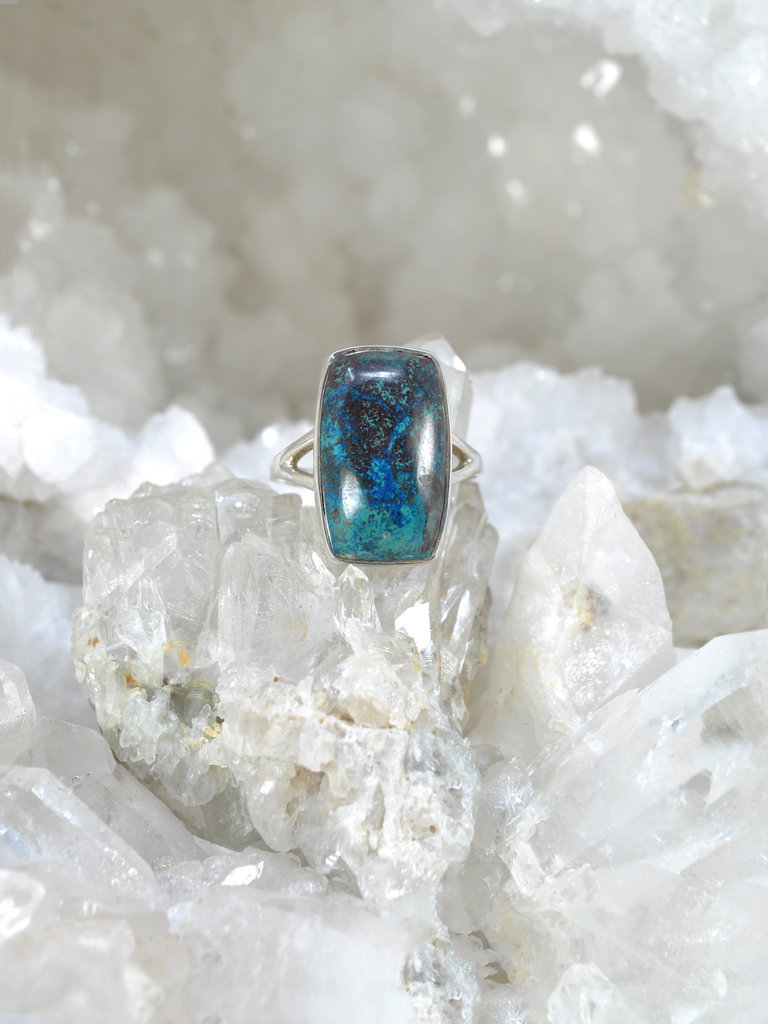 Azurite Sterling Ring