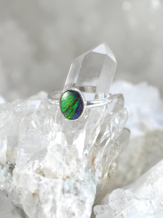Opal Doublet Sterling Ring Opal Doublet Sterling Ring
