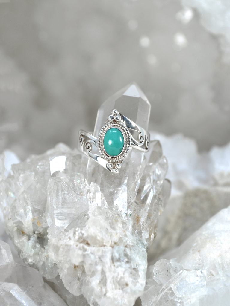 Fox Turquoise Sterling Ring