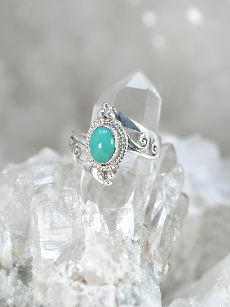 Fox Turquoise Sterling Ring