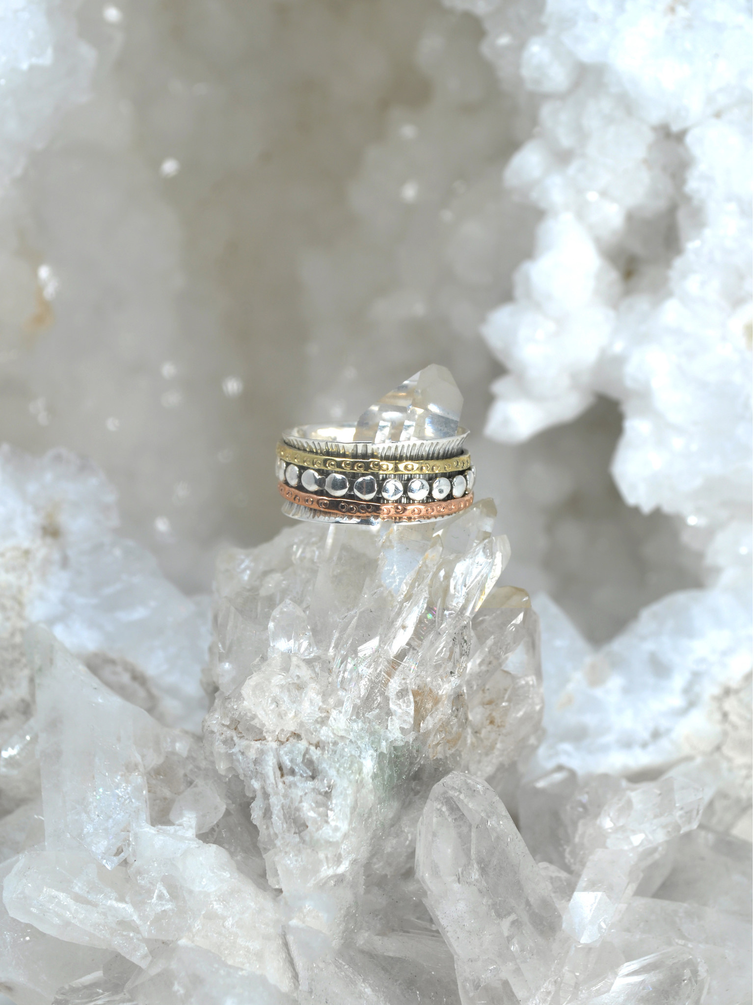 Details about   925 Sterling Silver Spinner Ring Fidget Spinner Ring For Christmas Gift 