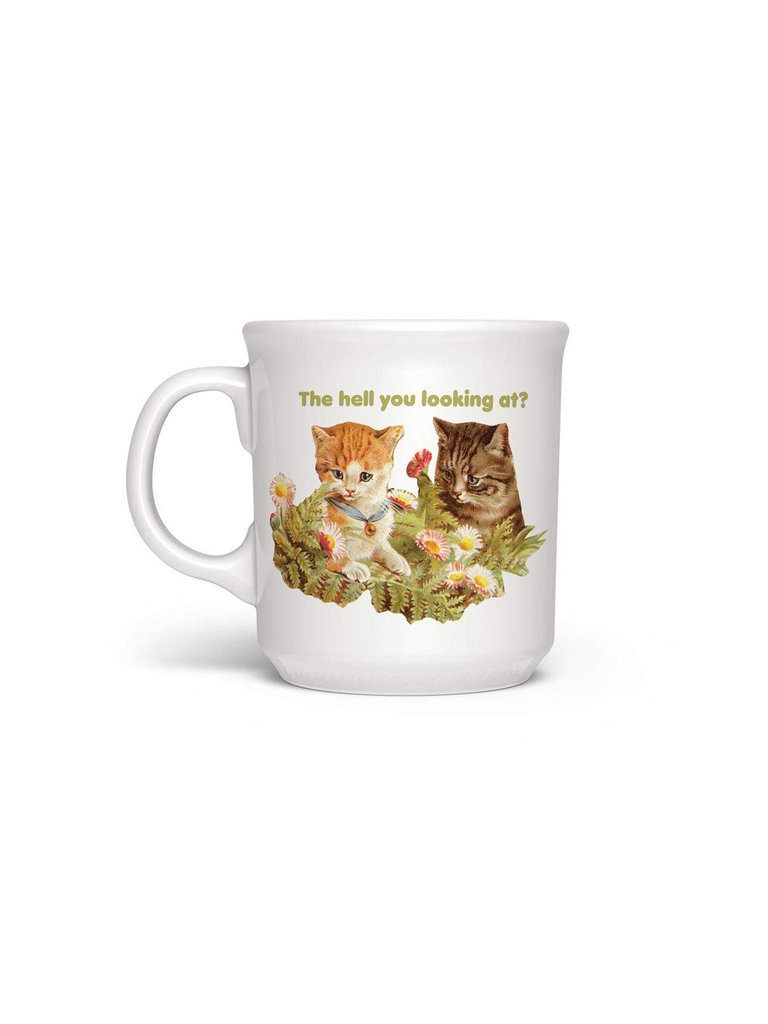 Fred & Friends "The Hell You Lookin At" Say Anything Mug