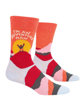 Blue Q "Adventure Man" Men's Socks Blue Q "Adventure Man" Men's Socks