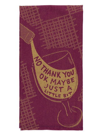 Blue Q "Just a Little Bit" Dish Towel Blue Q "Just a Little Bit" Dish Towel