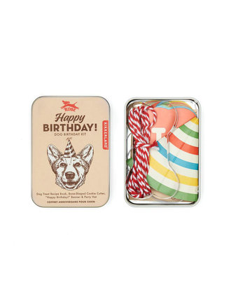 Kikkerland Dog Birthday Kit Kikkerland Dog Birthday Kit