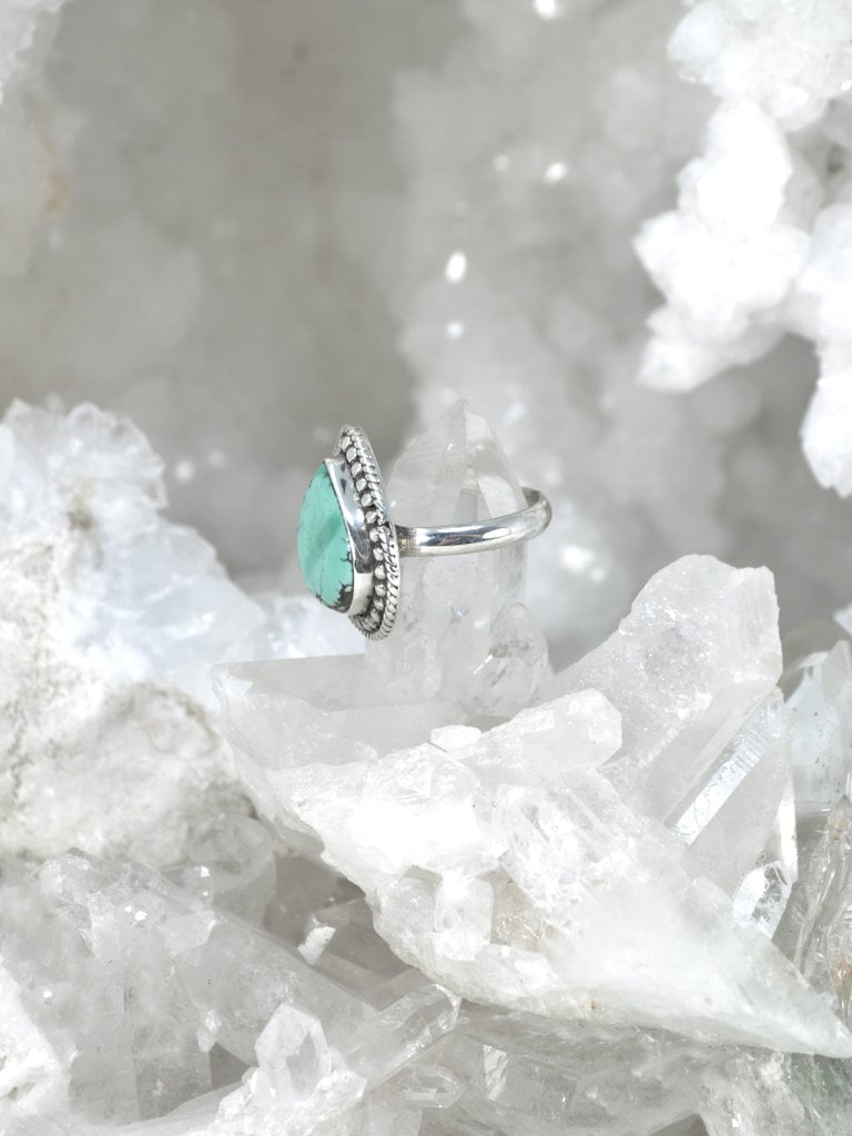 Tibetan Turquoise Sterling Ring