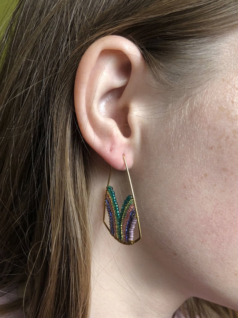 Altiplano Wellspring Beaded Hoop Earrings