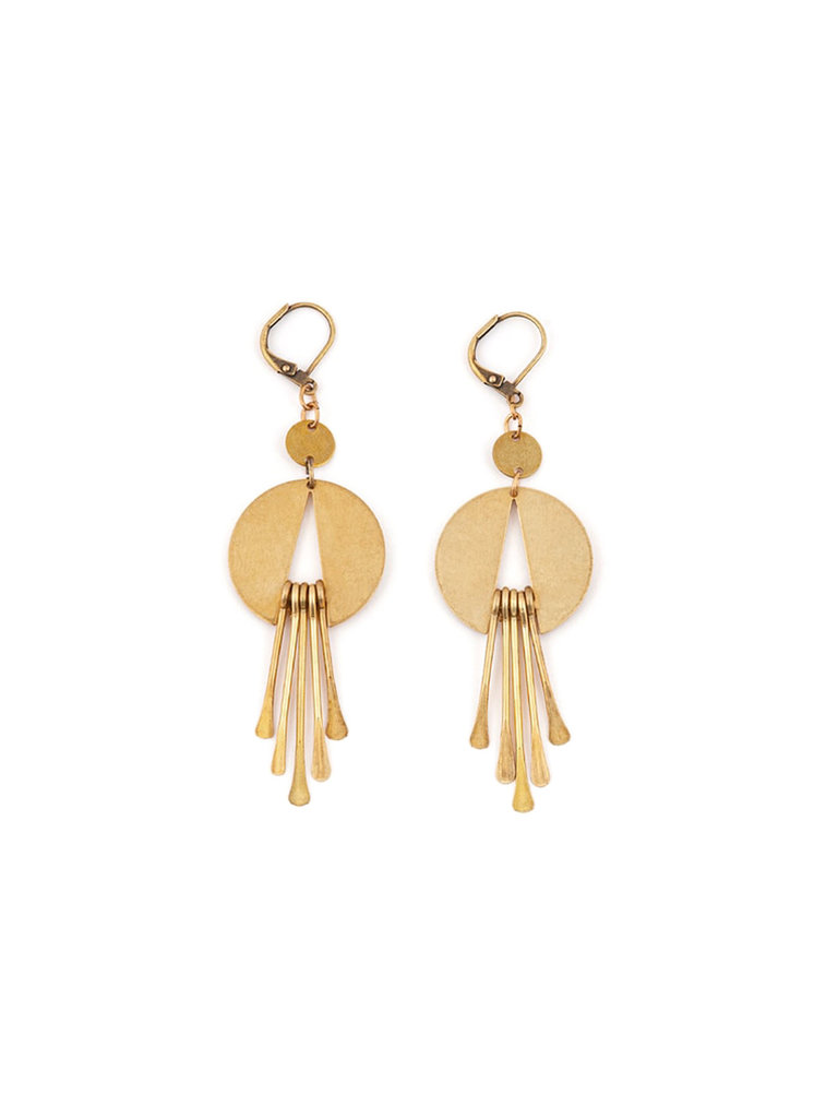 Altiplano Cut Out Fringe Earrings