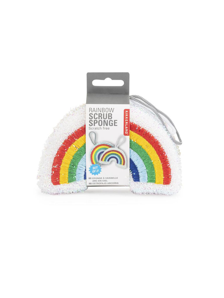 Kikkerland Rainbow Sponge Set