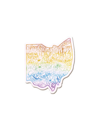 Ohio Nicknames Sticker Ohio Nicknames Sticker
