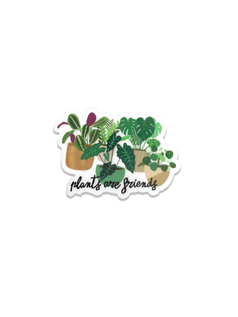 Plant Friends Transparent Sticker