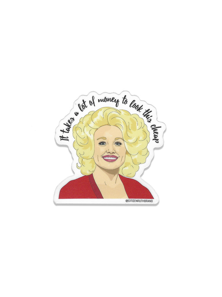 Citizen Ruth Dolly Parton Vinyl Sticker