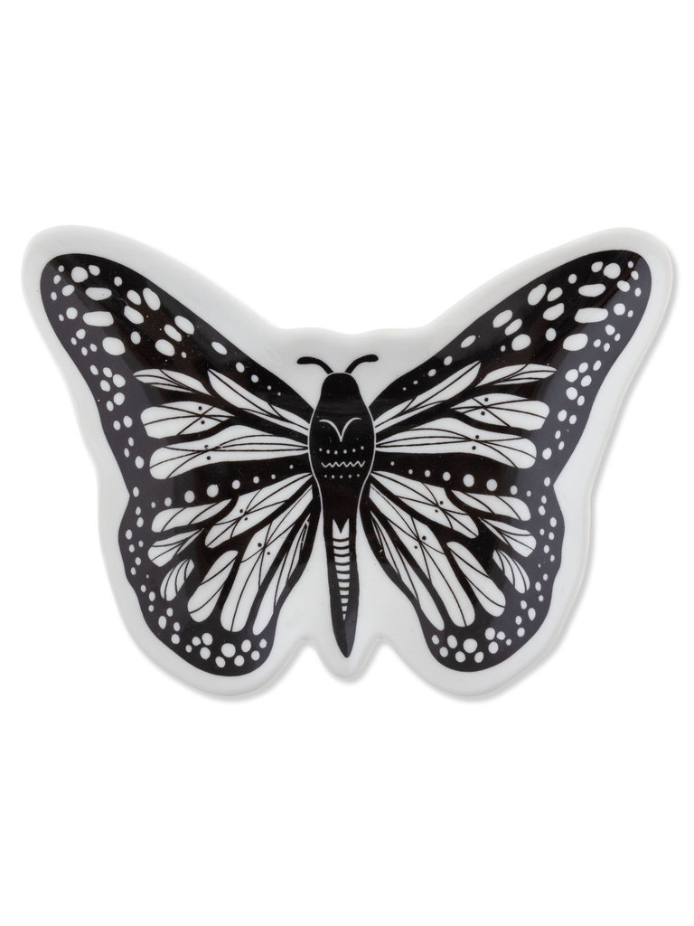 Karma Gifts Butterfly B+W Shaped Trinket Dish