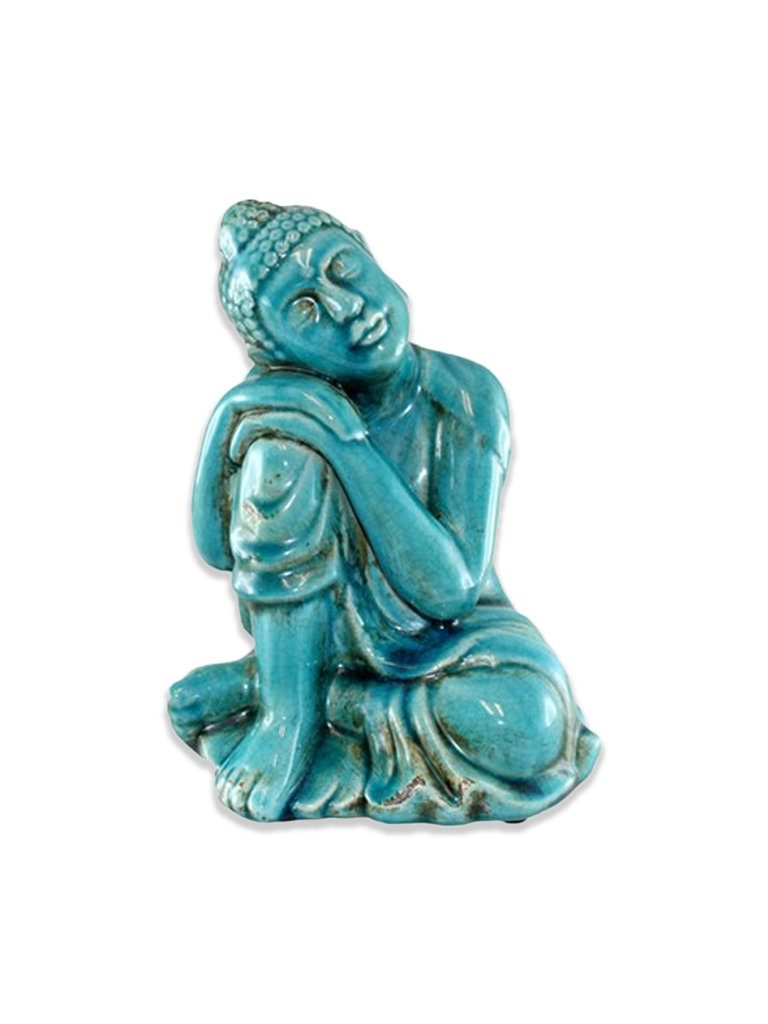Ceramic Resting Buddha
