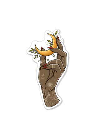 Indigo Maiden Mystical Witch Hand Vinyl Sticker Indigo Maiden Mystical Witch Hand Vinyl Sticker