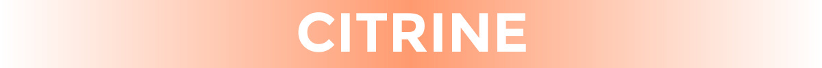 Gradient image fading between white and orange with text that reads "citrine" in white text