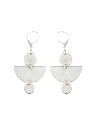 Altiplano Half Moon + Disc Earrings Altiplano Half Moon + Disc Earrings